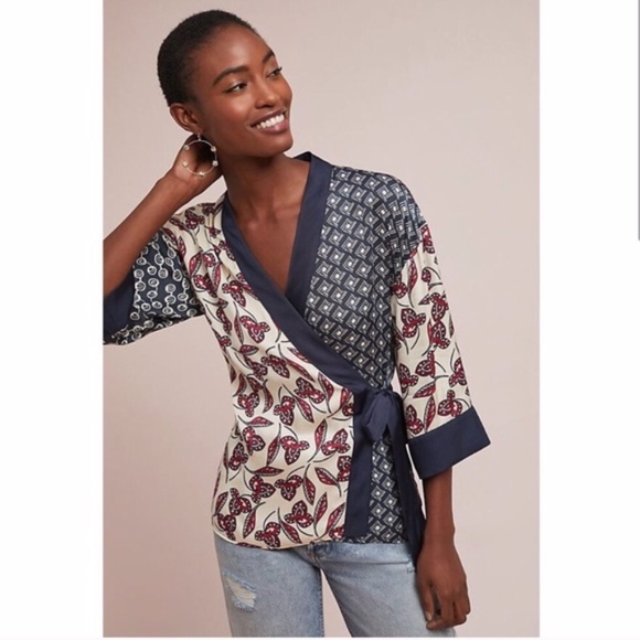 Anthropologie Tops - Anthropologie•Meadow Rue Patchwork Kimono